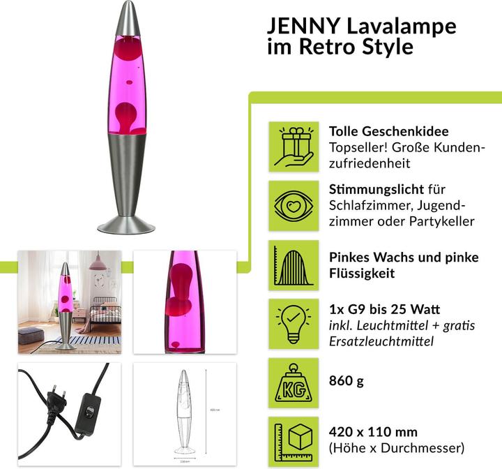 Actual product image Licht-Erlebnisse Jenny (210 lm, G9)