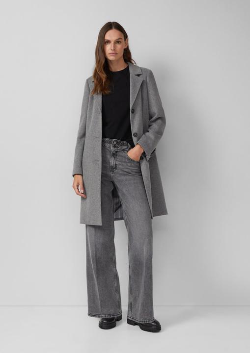 Produktbild s.Oliver Strickpullover Kurzärmeliger Strickpullover aus Viskosemix (48)