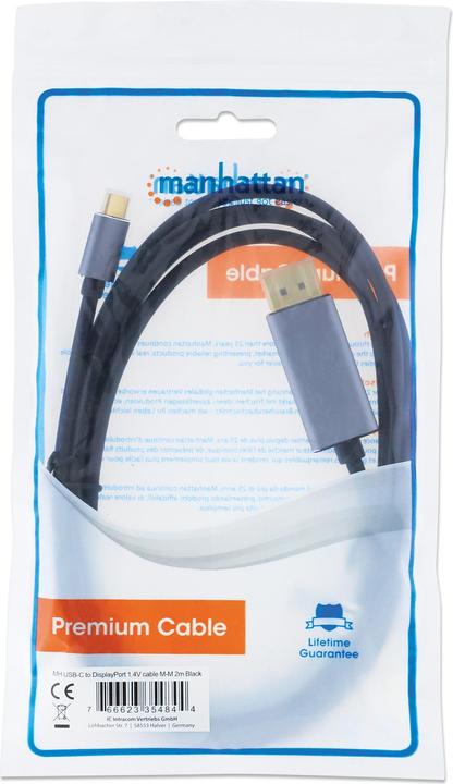 Productafbeelding Manhattan USB-C - DisplayPort (2 m, DisplayPort)