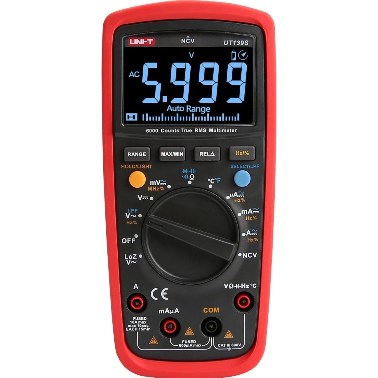 Uni-T, Multimeter, UT139S Multimeter (CAT III)
