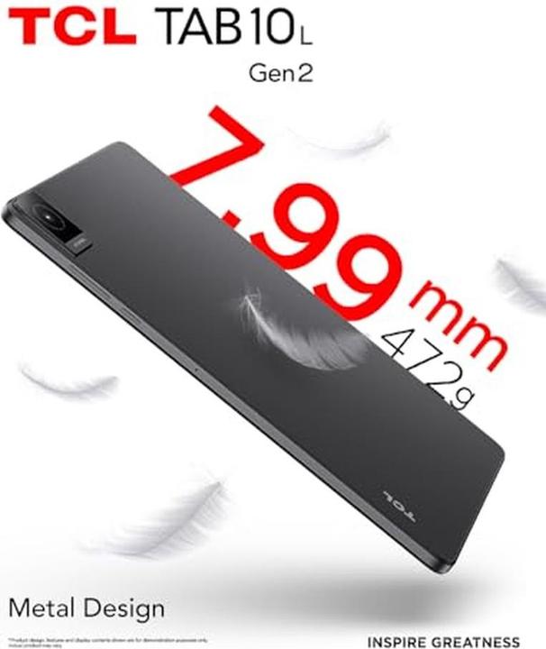 Produktbild TCL TAB 10L Gen2 (4G, 10.10", 32 GB, Anthracite)