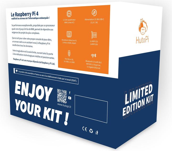 Actual product image HutoPi RASPBERRY PI 4 KIT - Limited Edition - 4GB version