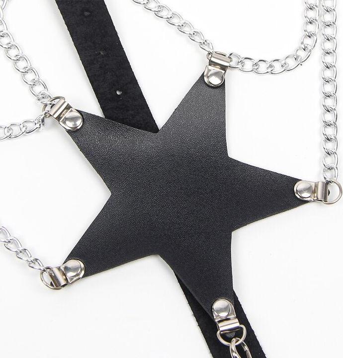 Produktbild Subblime Ganzkörperharness Mit Sternkettendetail Eine Grösse