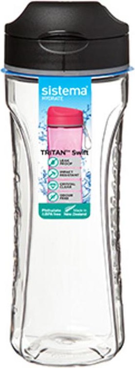 Sistema Tritan Swift Bottle 600ml - Black (0.60 l)