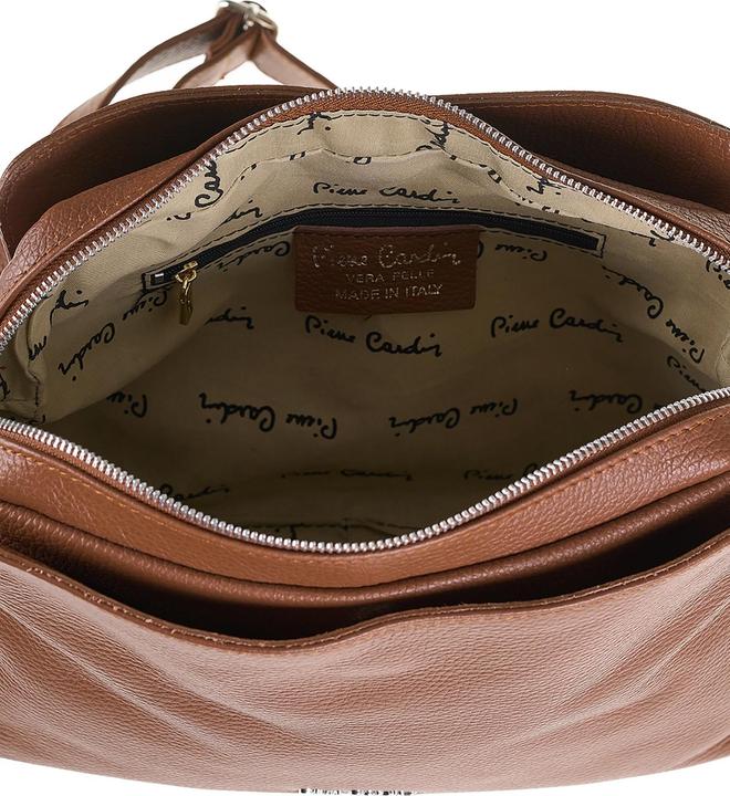 Produktbild Pierre Cardin Damen Umhängetasche Made In Italy - Modell Aralia Lux - 100% Leder - 30.0 X 23.0 X 13.0 Cm