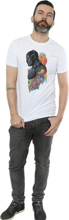 Actual product image Mens Black Panther Profile T-Shirt (XL)