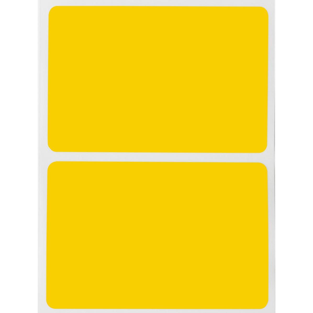 Thumbnail - Brady, Etiketten, THT-19-423-1-YL, Polyester, Gelb, 76.20 x 50.80 mm, permanent (1000 E.)