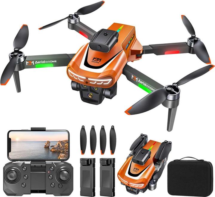 Grutoly Drohne mit 4K-Kamera und 360° Hindernisvermeidung (40 min)