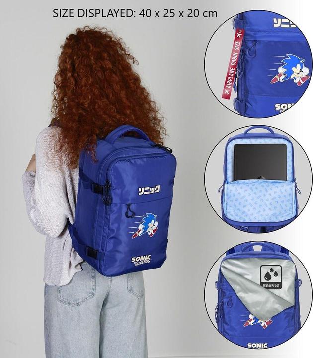 Produktbild Karactermania Large Mercury Travel Backpack 47x23x33cm Action (35 l)
