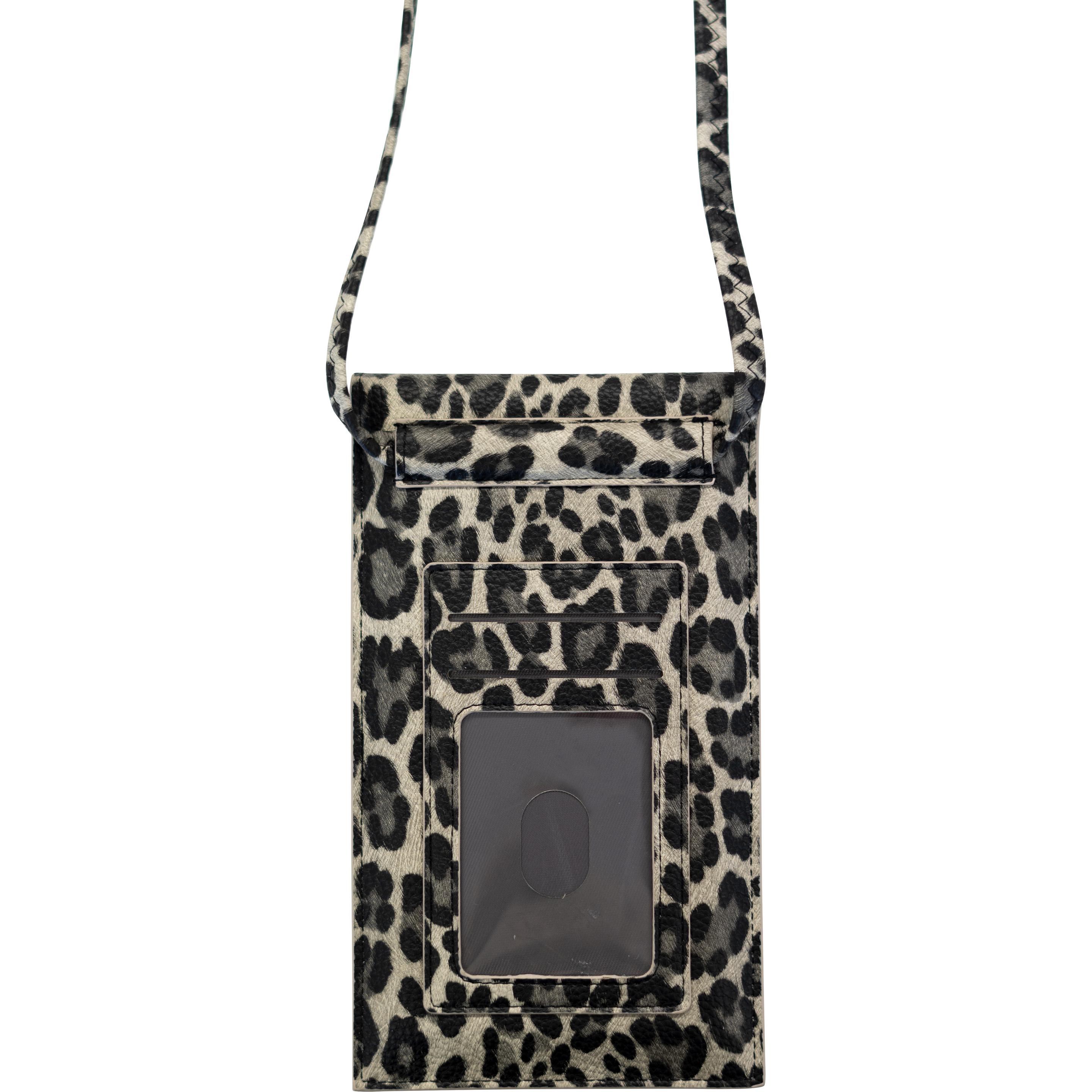 Thumbnail - Peter Jäckel OHLALA! Uni Necklace Sleeve Case Leo Grösse 6.9" Innenmasse: ca. 167 x 79 x 9 mm, Handykette, Braun