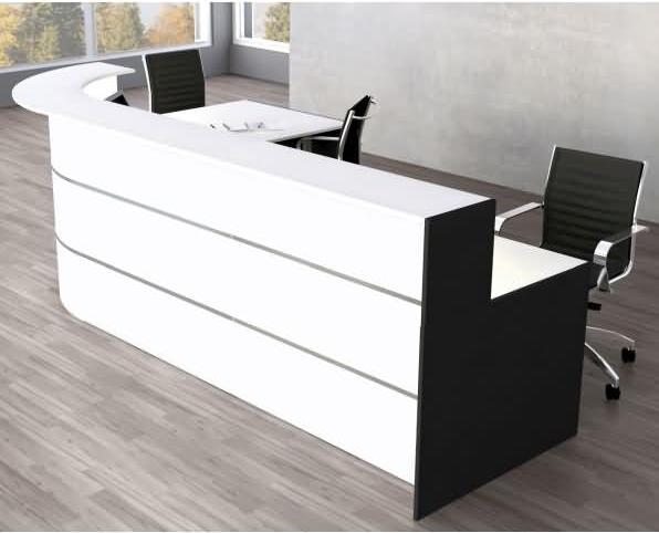 Produktbild Kerkmann BARI Empfangstheke weiss anthrazit