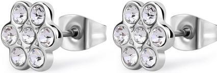 Immagine prodotto Sagapo S'Agapµ - Delicati orecchini in acciaio con cristalli trasparenti Aurora SAR48