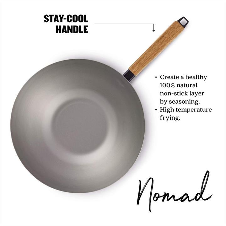 Produktbild Beka Wok 'Nomad' (31 cm, Wok Pfanne, Bratpfanne, Stahl)