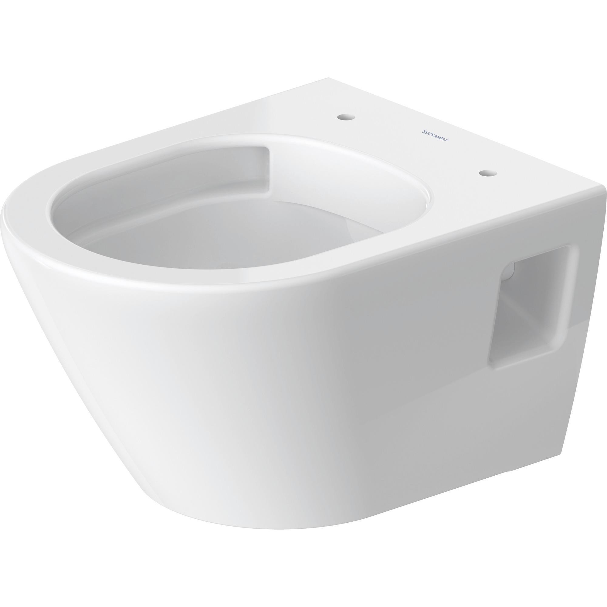 Duravit, Toilette + Bidet, Wand-Tiefspül-WC D-NEO Compact rimless HygieneGlaze weiss