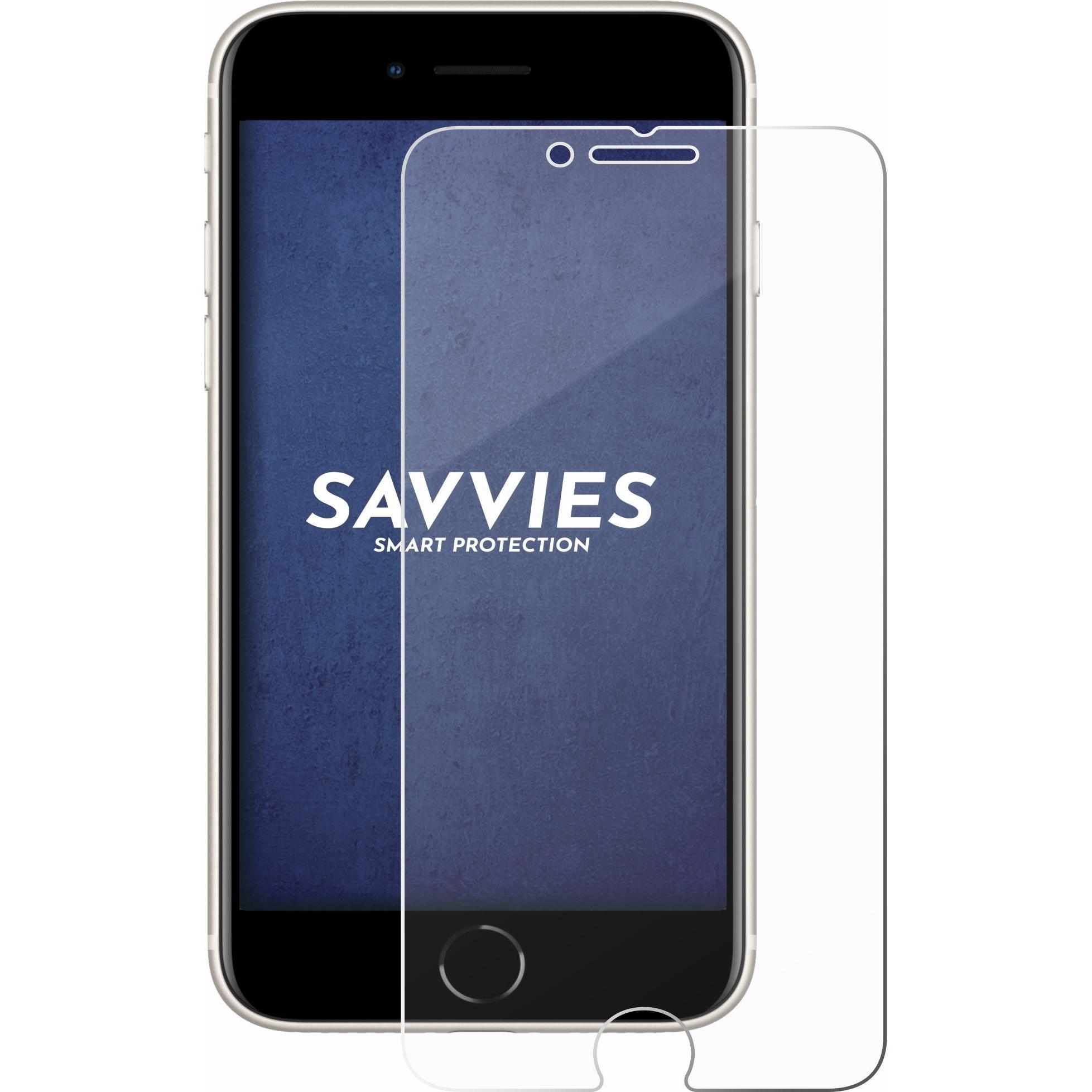 Thumbnail - Savvies Panzerglas Hartglas Displayschutz (1 Stück, Apple iPhone SE), Smartphone Schutzfolie, Transparent