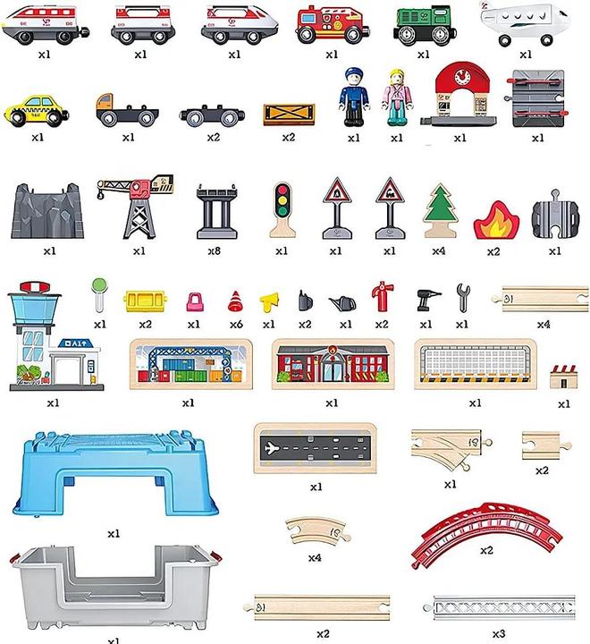 Immagine prodotto Hape Paesaggio della grande città in scatola di stoccaggio FSC