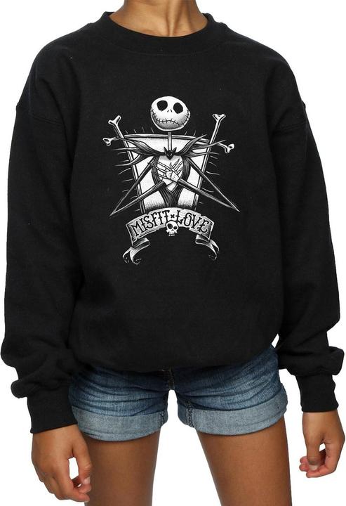 Produktbild Disney Nightmare Before Christmas Misfit Love Sweatshirt Mädchen (152, 158)