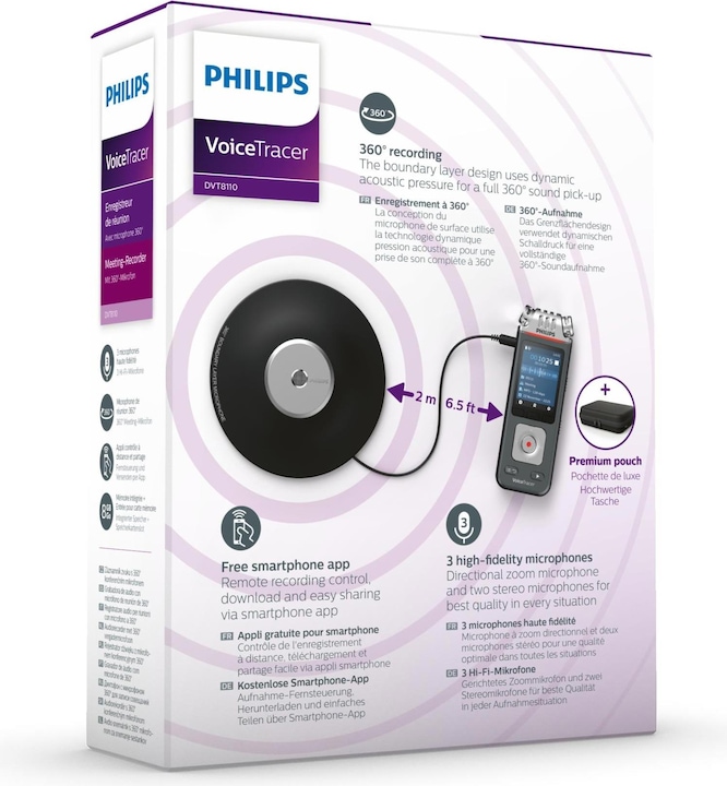 Produktbild Philips Digital Voice Tracer DVT8110 (8 GB)