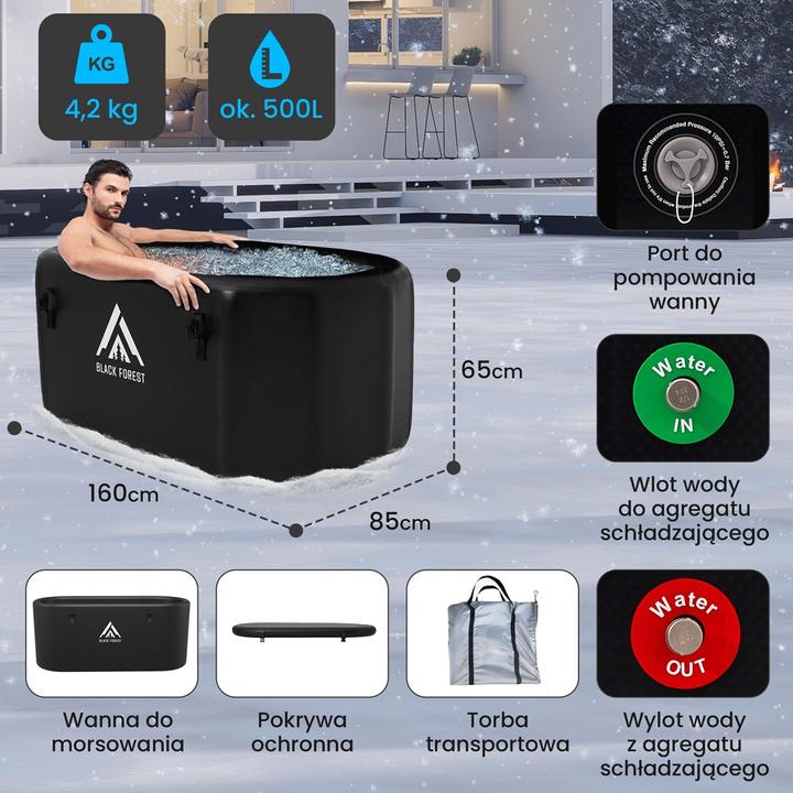 Produktbild Extralink Ice Bath Wanne (160 cm, 85 cm)