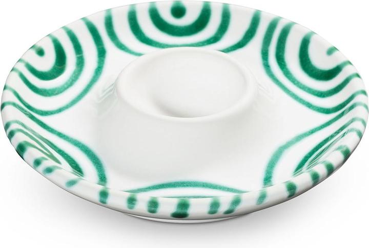 Produktbild Gmundner Keramik Grüngeflammt Eierbecher (Ø 12 cm)