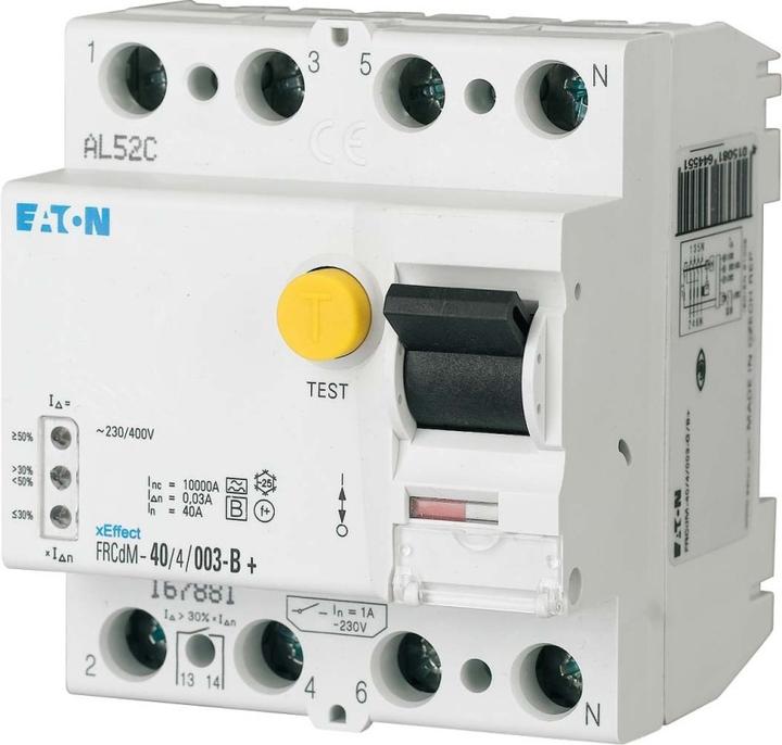 Immagine prodotto Eaton RCD digitale 40 A 30 mA 4 poli 240 VAC