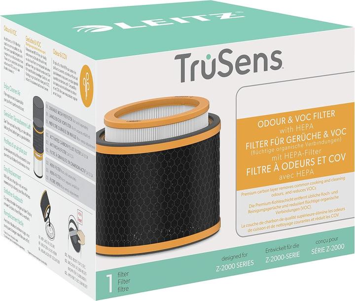 Image du produit Leitz Tambour filtrant TruSens 2415125 Odeurs & COV, HEPA (1x)