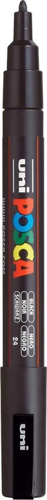 Actual product image Posca Marker PC-3M round tip (Black, 0.90 mm, 1 x)