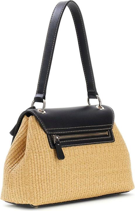 Actual product image Guess Maggie Straw Flap Shoulder Bag
