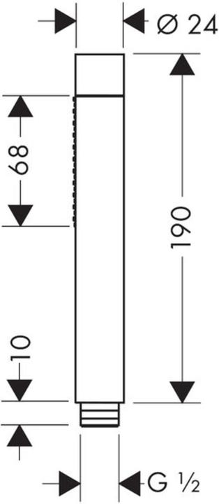 Immagine prodotto Axor Doccetta STARCK X a 2 getti (2 Tipi di raggi, 16 l/min)