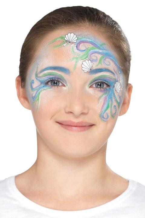 Immagine prodotto Smiffys Kinder Einhorn Make Up Kit, Aqua