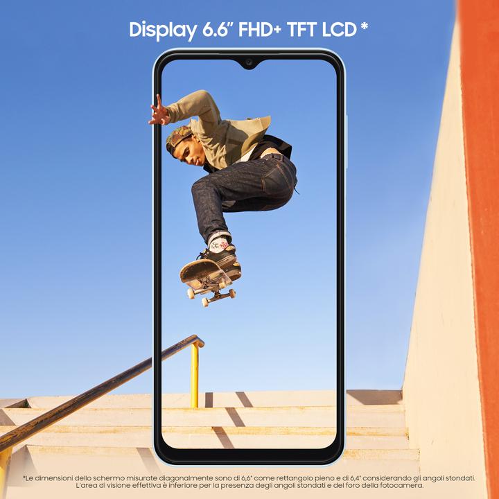 Actual product image Samsung Galaxy A13 (64 GB, Light blue, 6.60", Dual SIM, 50 Mpx, 4G)