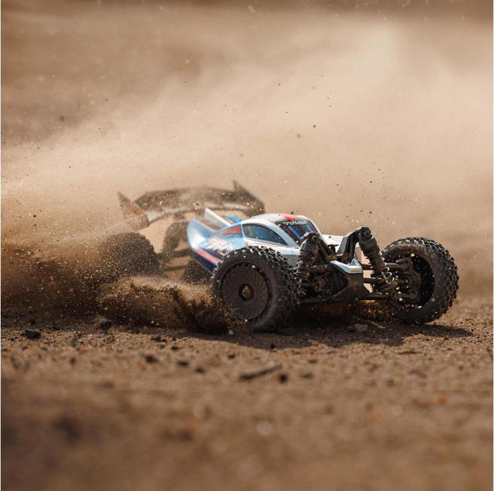 Actual product image Arrma Buggy Typhon Grom Mega 380 Blue, RTR, 1:18 (RTR Ready-to-Run)
