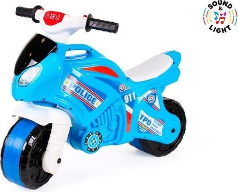 Technok Moto della polizia cavalcabile blu 5781 P2 Cavalcabile auto veicolo