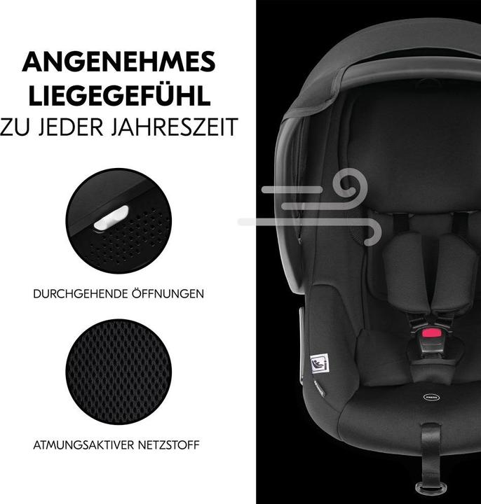Actual product image Hauck Babyschalen-Set Drive N Care Set i-Size (40 (Baby car seat, ECE R129/i-Size Standard)