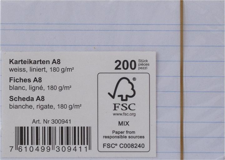 Office Karteikarten (A8, 180 g/m²)