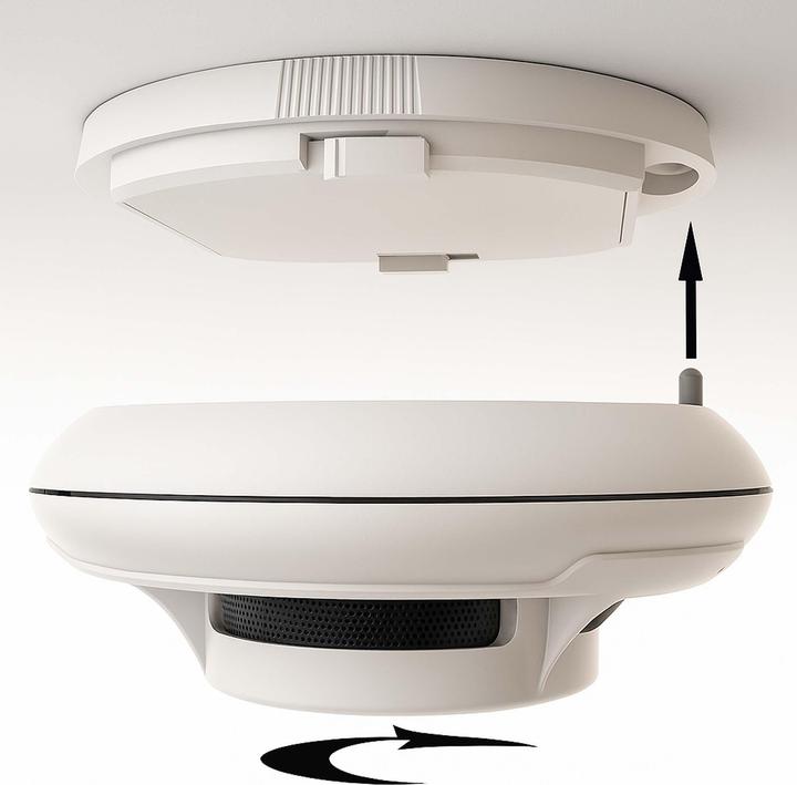 Wiltec Rauchmelder vernetzt 5x Funk Feuermelder 10 Jahre Batterie Brandmelder