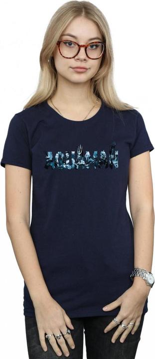 Produktbild Aquaman Text Logo TShirt (L)