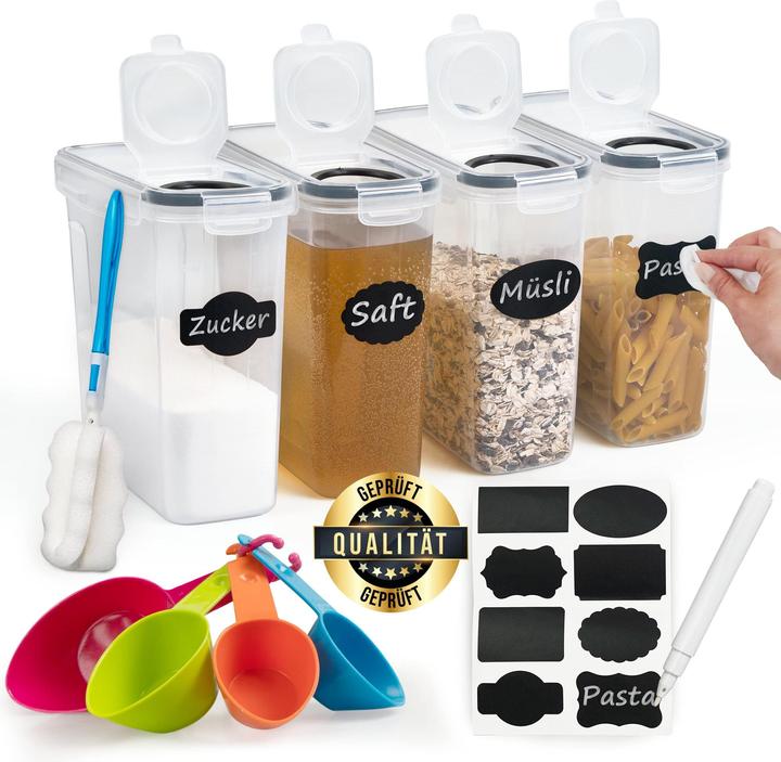 Actual product image Soz 4x2,5L storage tins (2.50 l)