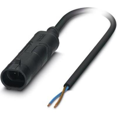 Phoenix Contact 1410752 Connettore sensore/attuatore, assemblato 1,50 m Numero di poli: 2 1 pz., Cavo + Spina elettrica, Nero