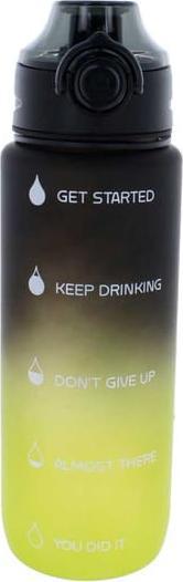 Starpak - Trinkflasche - 750 ml - schwarz/grün (0.75 l)