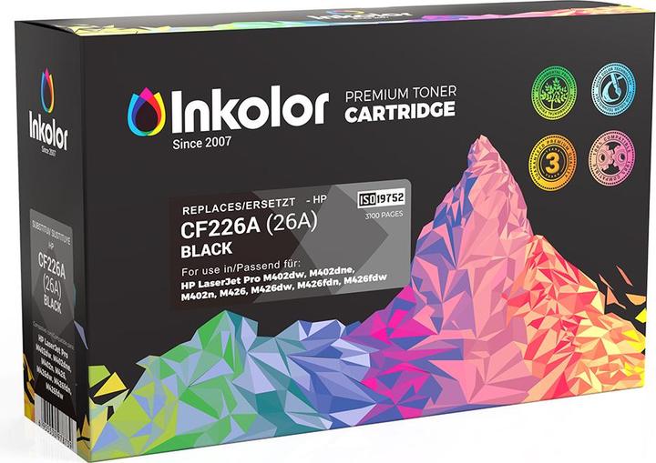 Inkolor HP 26A (CF226A) (BK)