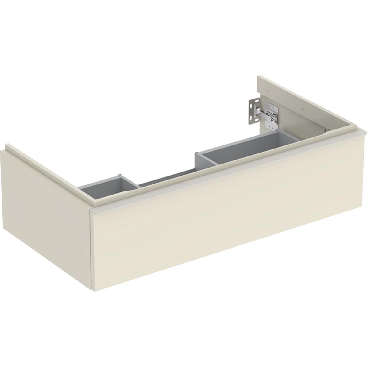 Geberit, Waschbeckenunterschrank, iCon Unterschrank für Waschtisch, 1 Schublade, 88,8x24,7x47,6 cm, 502312 (89 x 47.5 x ...