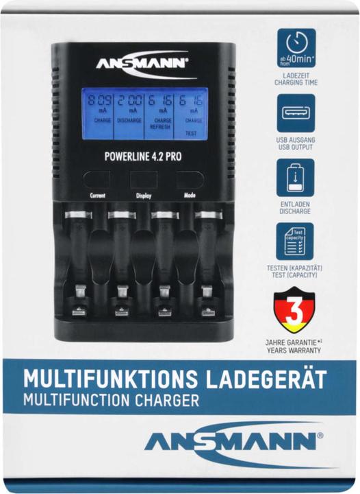 Produktbild Ansmann Powerline 4.2 Pro (1 Stk., AAA, AA, Ladegerät ohne Akku)