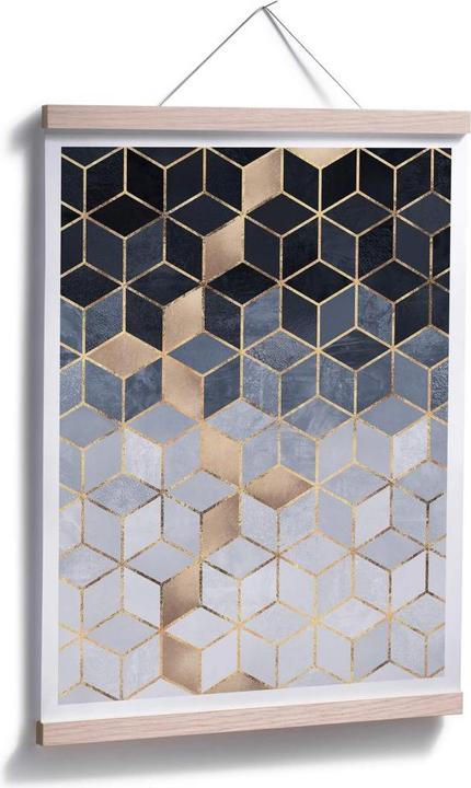 Image du produit Trenddeko Géométrie bleue (24 x 30 cm)