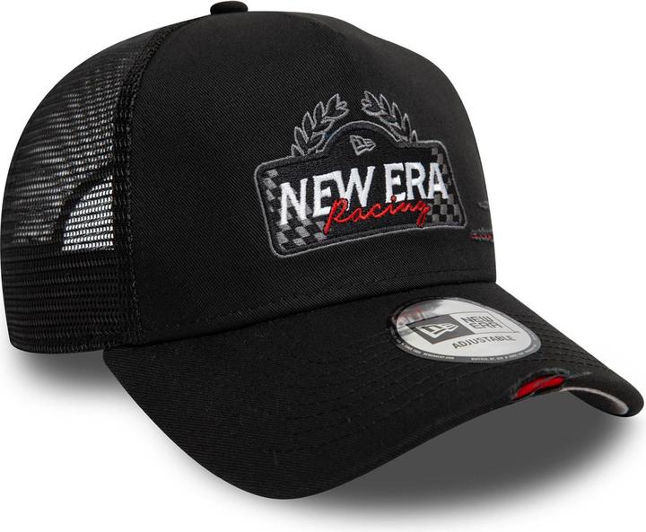 Produktbild New Era Mesh Trucker Cap - Motorsport Racing Schwarz (One Size)