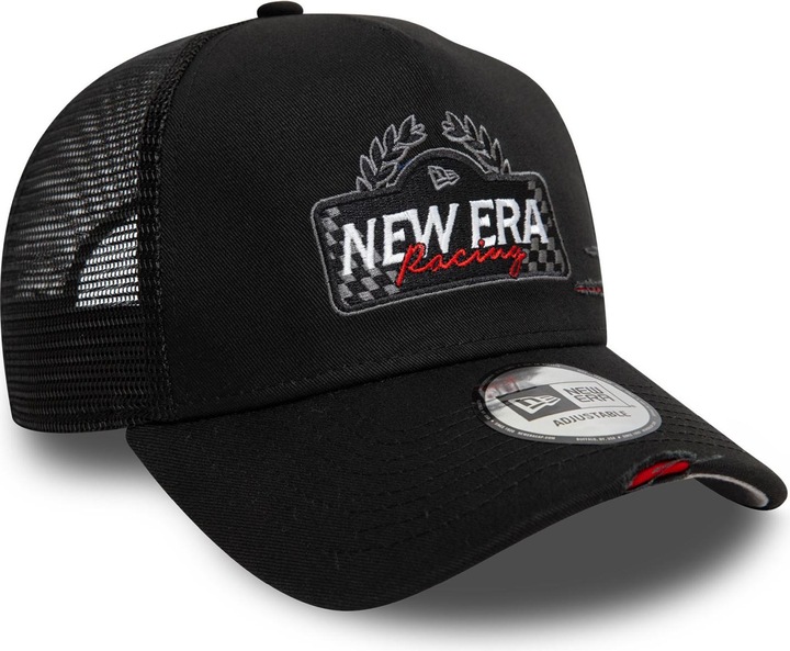 Actual product image New Era Mesh Trucker Cap - Motorsport Racing Schwarz (One size)