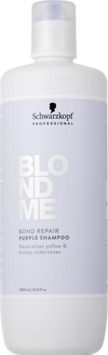 Actual product image Schwarzkopf Professional BLONDME Bond Repair Lila Shampoo (Liquid shampoo, 300 ml)