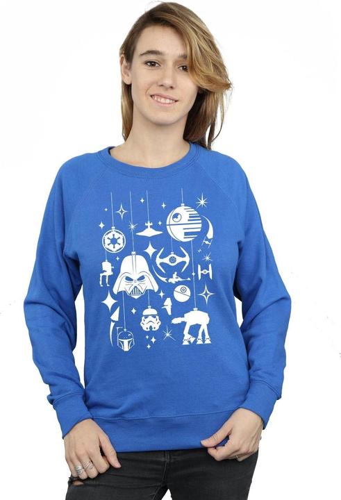 Immagine prodotto Star Wars Christmas Decorations Felpa Donna (M)