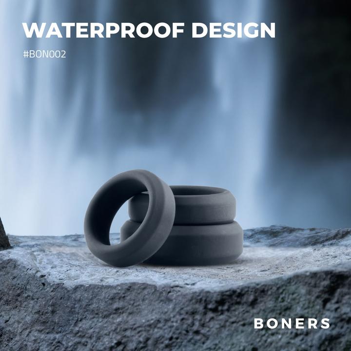 Actual product image Boners Wide Cockring Set (4 cm)