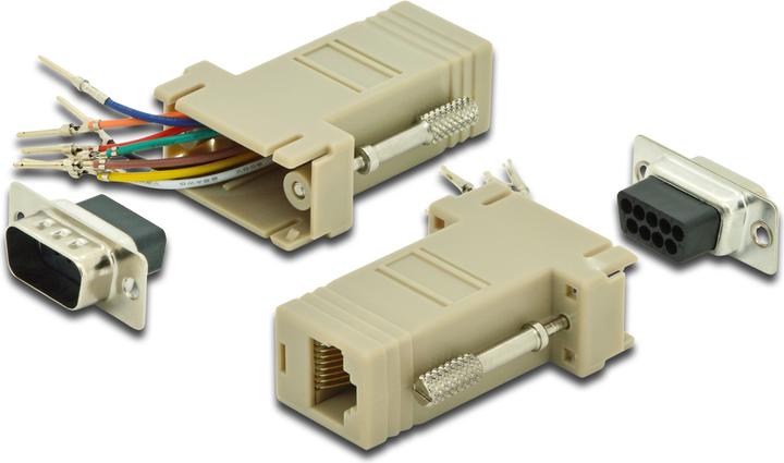 Produktbild Digitus Adapter, DB9,modular DB9m (0.09 m)
